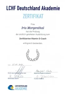 Vitamin D-Coach Zertifikat